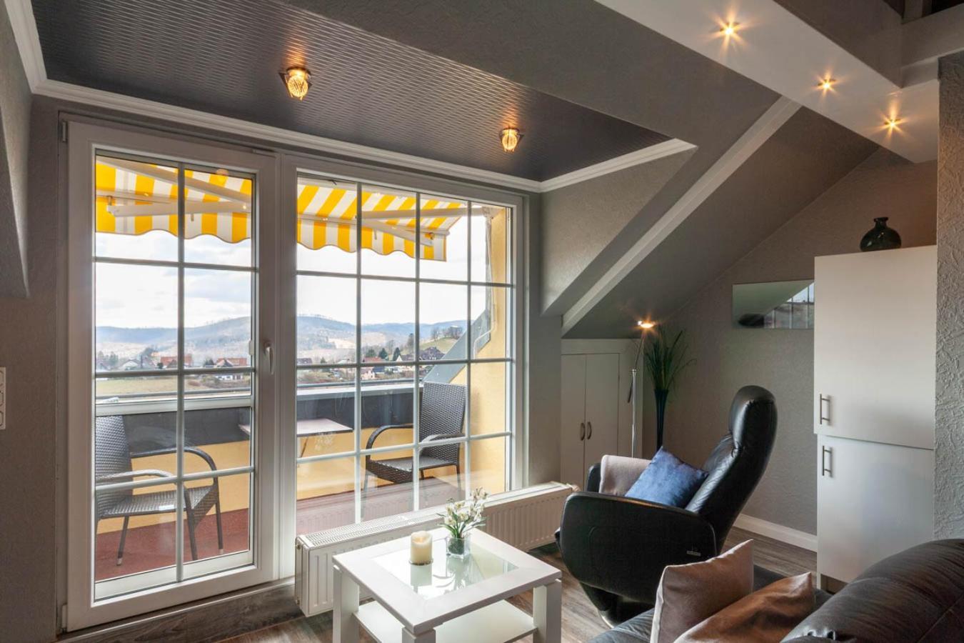 Ferienwohnung Kuehl 3 Mit Balkon, Sauna Und Fitnessraum Sankt Andreasberg Bagian luar foto