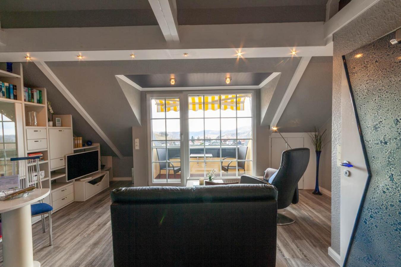 Ferienwohnung Kuehl 3 Mit Balkon, Sauna Und Fitnessraum Sankt Andreasberg Bagian luar foto
